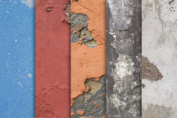 3 Grunge Wall Textures x10 (1820)